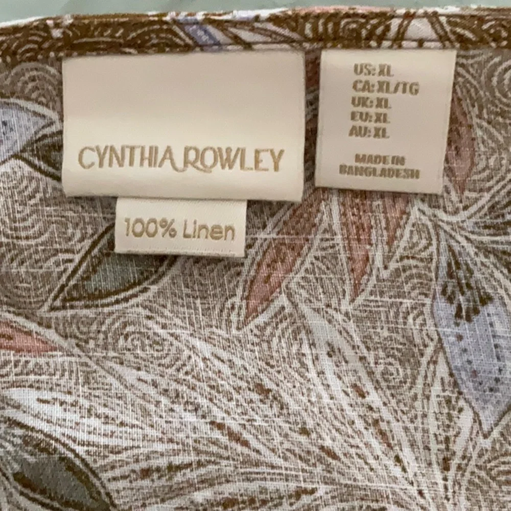 Cynthia Rowley Linen Top - Picture 4 of 4